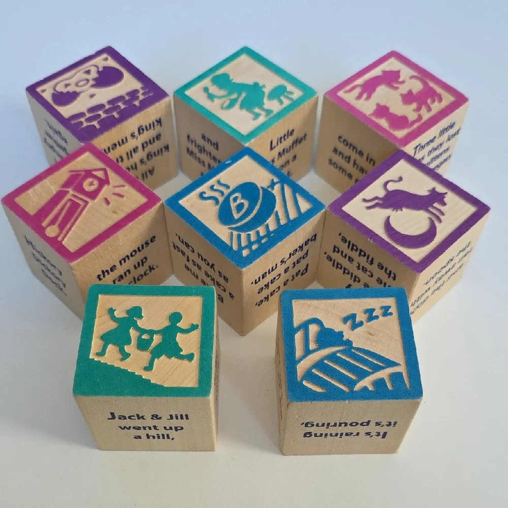 Wooden Blocks Nursery Rhymes